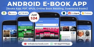 Android E-Book App with Material Design