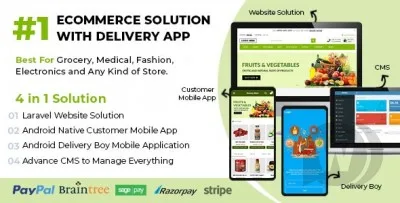 Ecommerce Solution with Delivery App