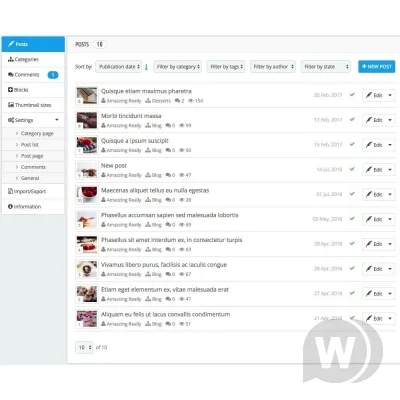 Amazing blog module