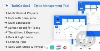 TaskGo SaaS task management tool