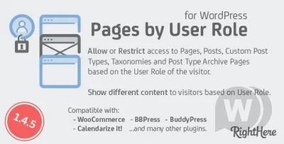 Pages by User Role for WordPress