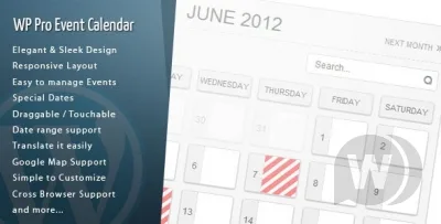 WordPress Pro Event Calendar