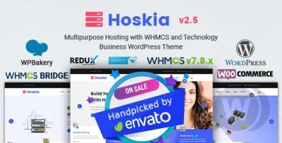 Hoskia | multipurpose WordPress hosting theme with WHMCS template
